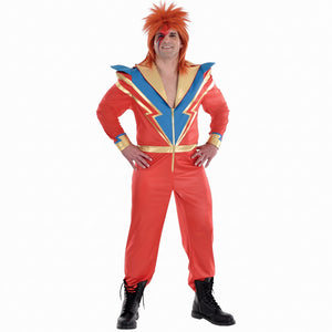 Men's Plus Size Glam Rock Jumpsuit Costume