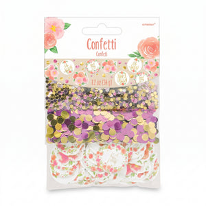 Floral Baby Shower Confetti Table Scatter Decoration