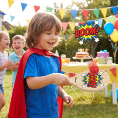 Boom Paddle Ball Toys - 8-Pack Party Favors