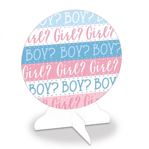 Pink or Blue? Baby Shower Table Decoration