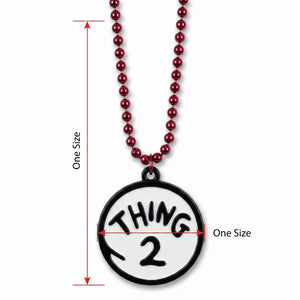 Dr. Seuss Thing 1 & Thing 2 Reversible Pendant Necklace
