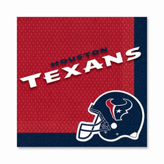 Houston Texans NFL Luncheon Napkins - 6.5 In. X 6.5 In.