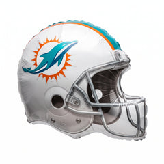 Miami Football Helmet Foil Super Shape Balloon -21 inch