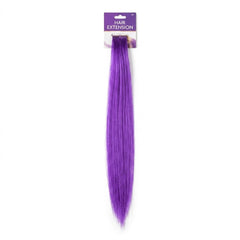 Vibrant Purple Hair Extension - Bold Team Spirit Accessory