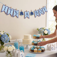"It's a Boy" Baby Shower Pennant Banner