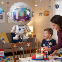 Iridescent Astronaut Metallic Balloon
