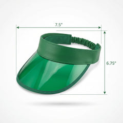 Classic Green Casino Dealer Visor
