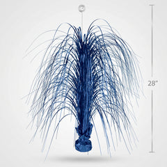 Royal Blue Metallic Spray Centerpiece