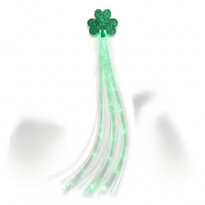 St. Patrick's Day Light-Up Hair Extensions - 3 Pack