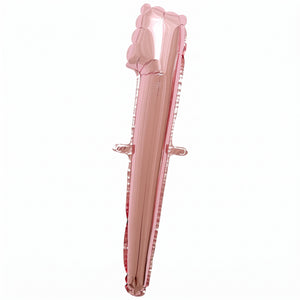 Rose Gold Script Number 1 Foil Balloon - 8-Inch Air-Filled
