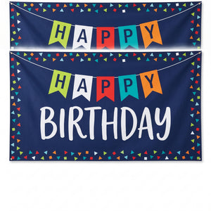 Colorful "Happy Birthday" Celebration Banner