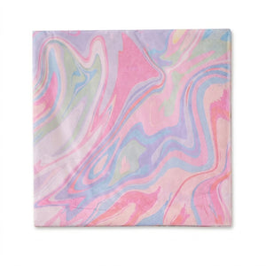 Marble Swirl Luncheon Napkins - 6.5 In. x 6.5 In.