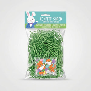 Hello Bunny Easter Paper Grass & Confetti Set