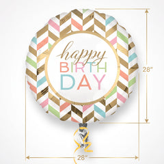 Pastel Celebration Foil Super Shape Balloon