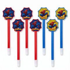 Spider-Man Topper Pens Party Favors - 8 Pack