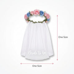 Ginger Ray Bride-to-Be Headband with Veil