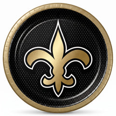 New Orleans Saints 7" Round Paper Plates