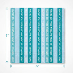 Movie Night Beverage Napkins - Hollywood Party Theme, 40 Pack - 5 In. X 5 In.