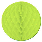 14in. Lime Green Honeycomb Ball