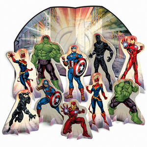 Marvel Avengers Power Unite Table Decorating Kit - 11-Piece Set