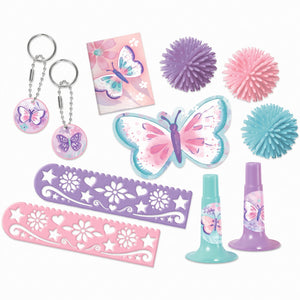 Butterfly Flutter Mega Mix Value Pack - 48-Piece Party Favor Set