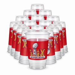 Super Bowl LIX Plastic Cups, 18oz, 25ct