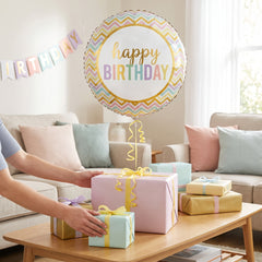 Pastel Celebration Foil Super Shape Balloon
