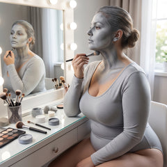 Plus Size Grey Halloween Bodysuit