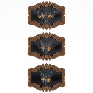 Dark Academia Moth Hanging Lenticular Halloween Decoration