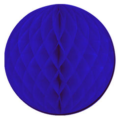 12in. Dark Blue Honeycomb Ball