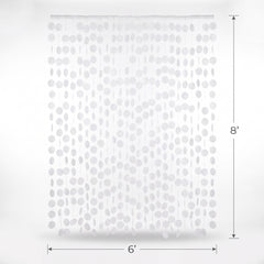 Large White Tissue Circle Backdrop Decoration