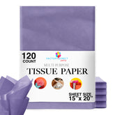 Purple Tissue Paper 15 In. x 20 In. | 120 Sheets