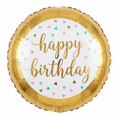 Elegant Pastel Confetti Foil Balloon - 18"