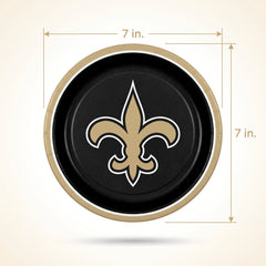 New Orleans Saints 7" Round Paper Plates