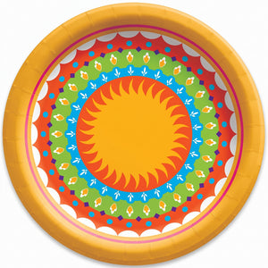 Fiesta Sunburst 6.75" Paper Plates