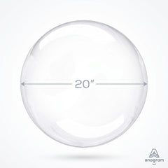 Clear Crystal Standard Foil Balloon