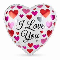 Heartfelt "I Love You" 18-Inch Foil Balloon