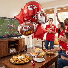 Kansas City Chiefs Metallic Balloon Bouquet