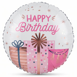 Pastel Birthday Celebration Foil Balloon - 18"