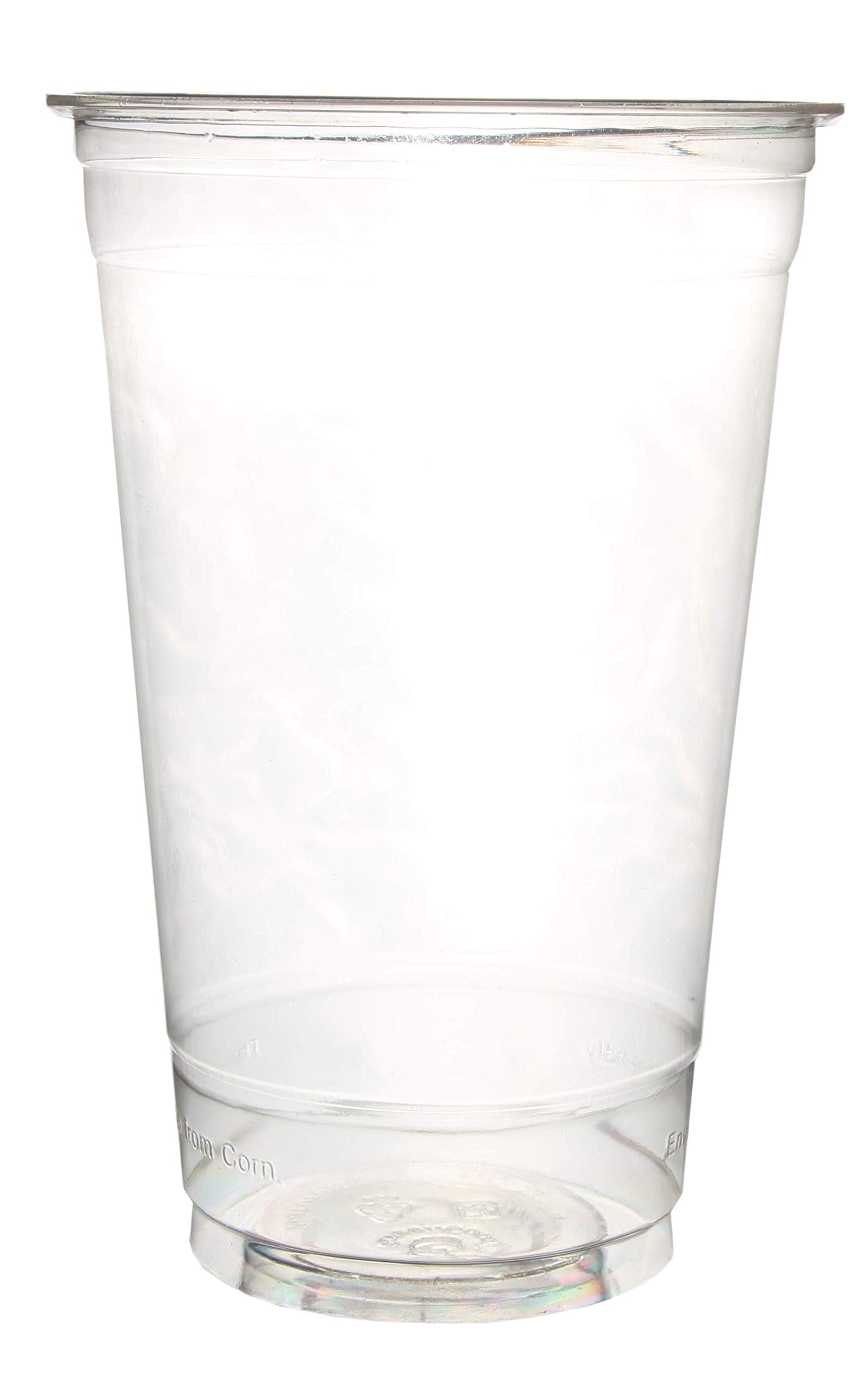 Green Good Compostable PLA | 50 Count Clear Cups 24 Oz.