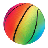 Rainbow Pvc Basketballs/5 In - 12 Count