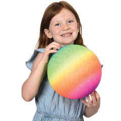 Rainbow Playground Balls/9 In - 12 Count