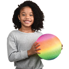 Rainbow Playground Balls/9 In - 12 Count