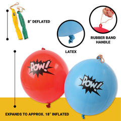 Superhero Punch Balls - 12 Count