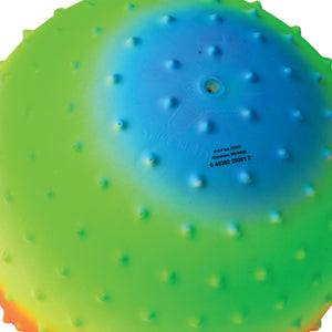 Rainbow Knobby Ball/8 Inch - 12 Count