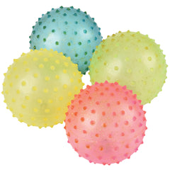 Glitter Knobby Balls/5 Inch - 12 Count