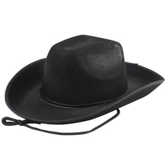Cowboy Hat/Black - 1 Count