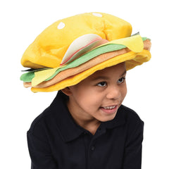 Hamburger Hat - 1 Count