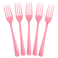 Pink Plastic Forks | 25 Count