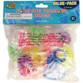 Flashing Diamond Rings - 12 Count